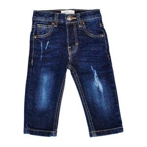 Slim Fit Distressed Jeans