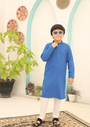 Cold blue kurta pajama K36