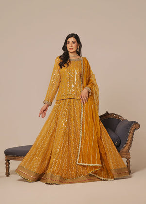 Shadmani- Mustard Elegance