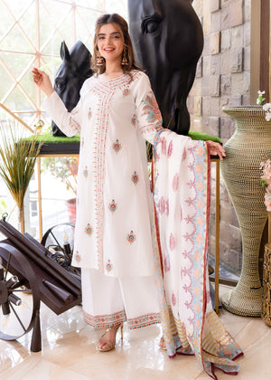 Embroidered Lawn Suit -2694