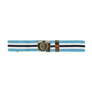 Boys Belt Stripe Blue