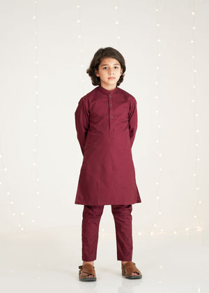 Maroon Kurta Trouser