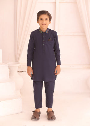 KD 689 Purple Kids Kurta Pajama