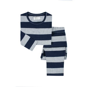 Two Toned Stripped Snuggle Pyjamas