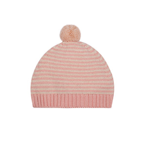 Pink Stripe Beanies