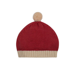 Maroon Knitted Beanies