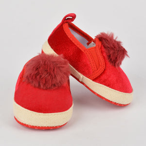 Girls Red Slip-On