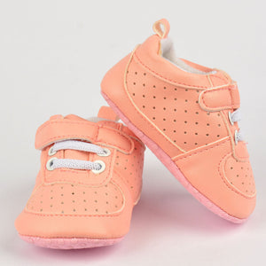 Girls Pink Dotted Sneaker