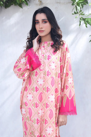 1 Piece - Digitally Printed Lawn - 8621