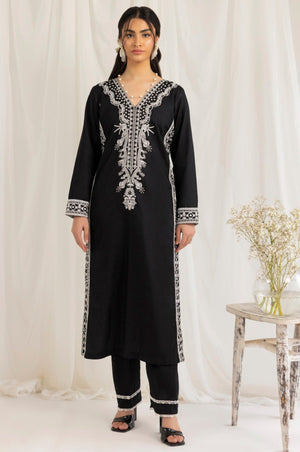 LEM-16 2PC EMBROIDERED LAWN STITCHED