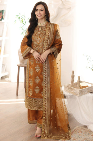 MGS-06 AABROO 3PC Raw Silk STITCHED I UNSTITCHED