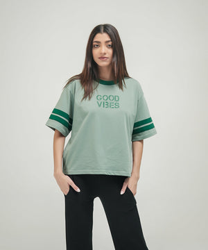 Women's Cropped Graphic Tee