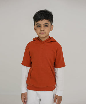 Kids' Waffle Knit Hoodie