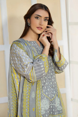 3 Piece - Luxury Printed Cambric - 8122