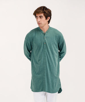 Men's Melange Tunic Shirt