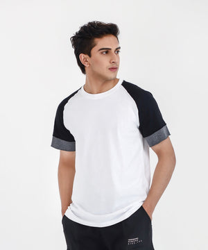 Men's Contrast Raglan Tee