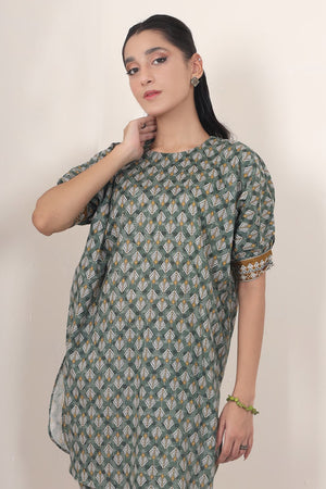 2 Piece - Digitally Printed Khadar - 8334