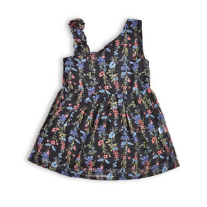 Girls Black Orchid Dress