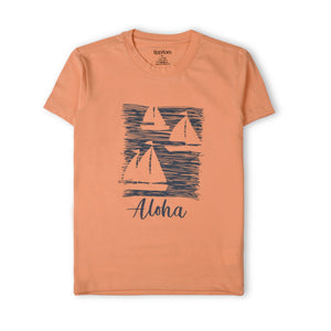 Boys Aloha Printed Tee