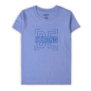 Boys Blue Printed Tee