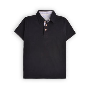 Boys Black Polo