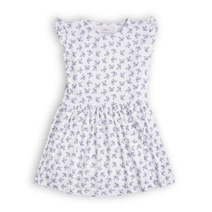 Girls Petal Print Knitted Dress