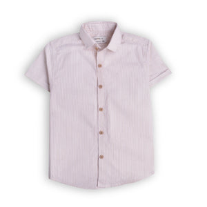 Boys Stripe Half Sleeves Shirt