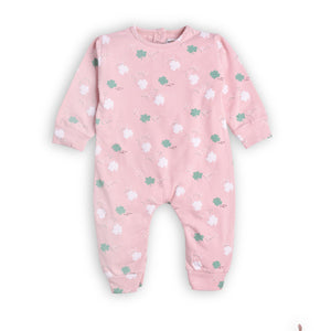 Girls flower printed sleepsuit