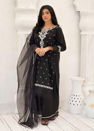 Orchids Embroidered Kurta Set