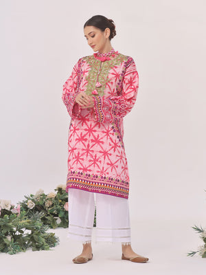 1Pc Embroidered Pret Kurti Lawn Atishi - OWEKT-2401011