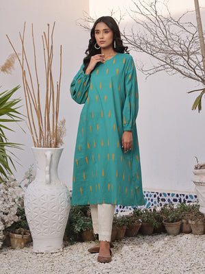 1Pc Printed Pret Kurti Lawn - OWKTG-2310027