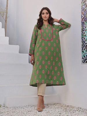 1Pc Printed Pret Kurti Lawn - OWKTG-2310029