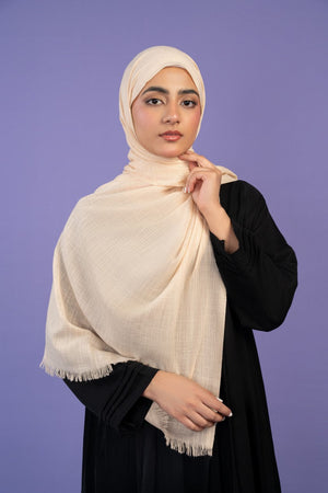 Beige- Turkish Lawn Hijab