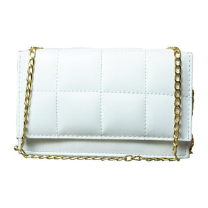 QUILTED SQUARE WHITE