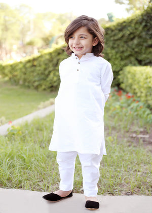 White Kurta Trouser