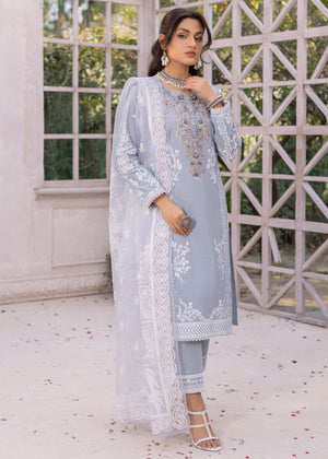 Embroidered Lawn Suit-7005
