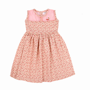 Pink Floss Flower Dress