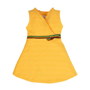 Frilled Pique Polo Dress