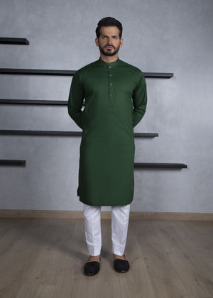 PLAIN KURTA SHORT GRE