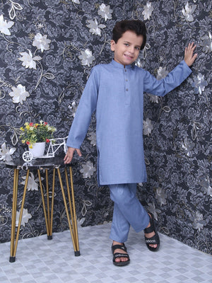 Blue Boys Kurta Trouser MKP-053