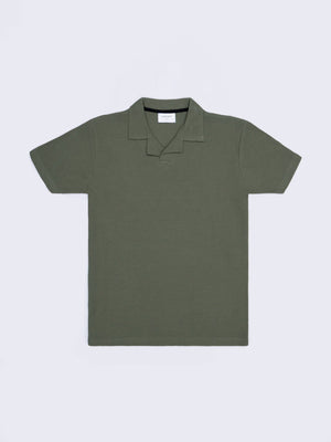 Waffle Olive Revere Polo