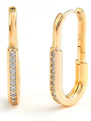 Tiffany Lock Earrings - Gold