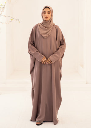 Dhia Basic Abaya- Coffee