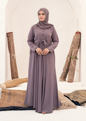 Malādh Maxi Abaya- Lilac