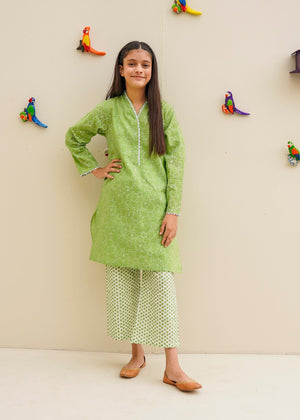 Green 2pc Suit