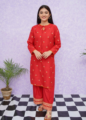 Cotton 2 Piece Suit - 8475