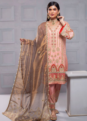 Naz Junaid - Pink Shalwar Kameez - NJF0023