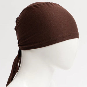 Brown Hijab Cap