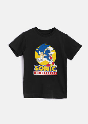 Black Sonic the Hedgehog T-Shirt