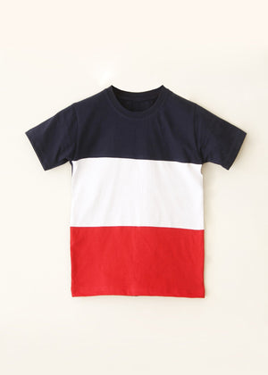 Multicolor Panel T-Shirt